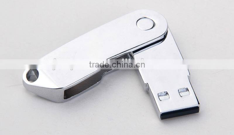 Silver metal usb pendrive 16mb~32gb
