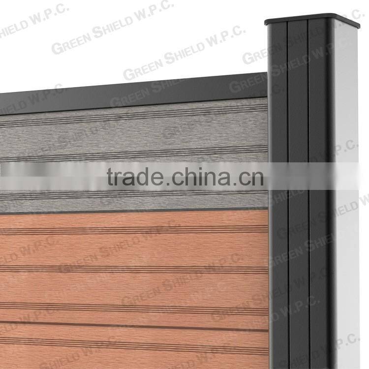 WPC Fence/Wood Plastic Fence/Enclosure Wall 1.8m/2.0m