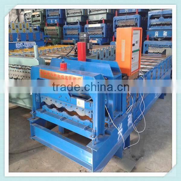 828 Trapezoidal Coloured Metal Roofing Sheet Molding Machine
