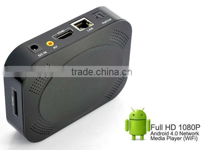 Android 4.0 DDR3 Mini PC WIFI Google IPTV Smart TV Box CPU A10