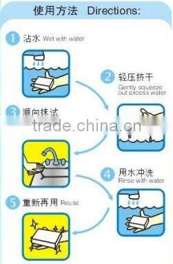 pure white 10*7*3cm cleaning melamine sponge