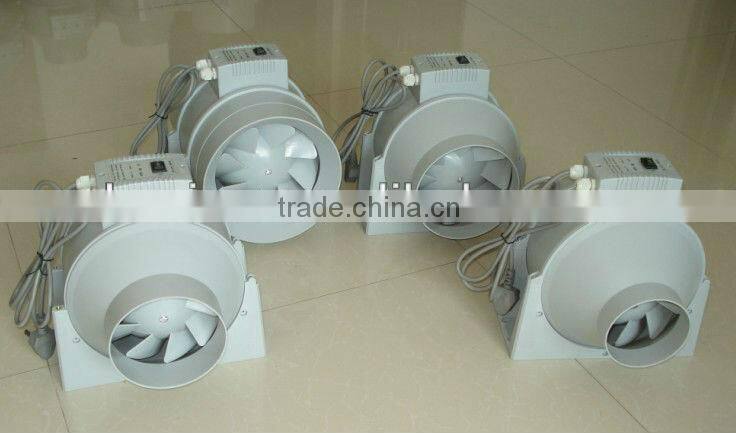 Plastic Inline Fan with Two Speeed 100/125/150/200MM