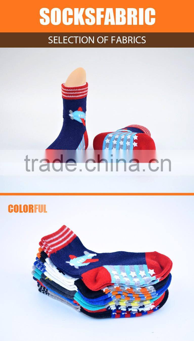 children cartoon anti-slip indoor cozy baby tube socks