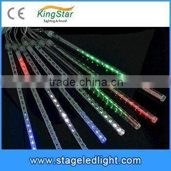2015 Outdoor 3D Effect Christmas Decoration DJ Disco Club DMX Control LED Meteor Tube Lighting Fixture with Power Suppply