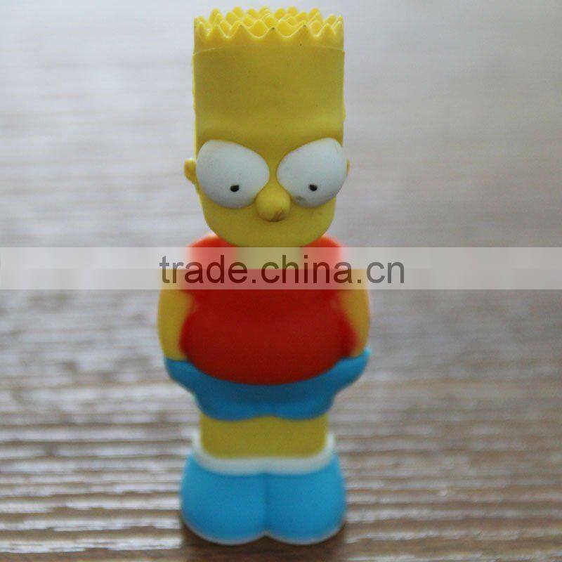 2013 the new style 3D fashion boy design silicone USB cover