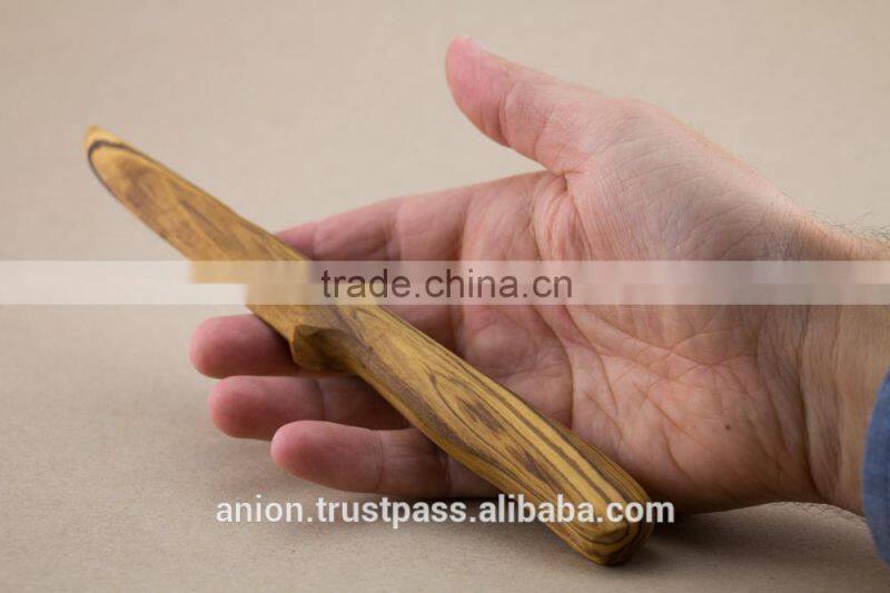 Olive Wood Hand Made Knife Medium Size