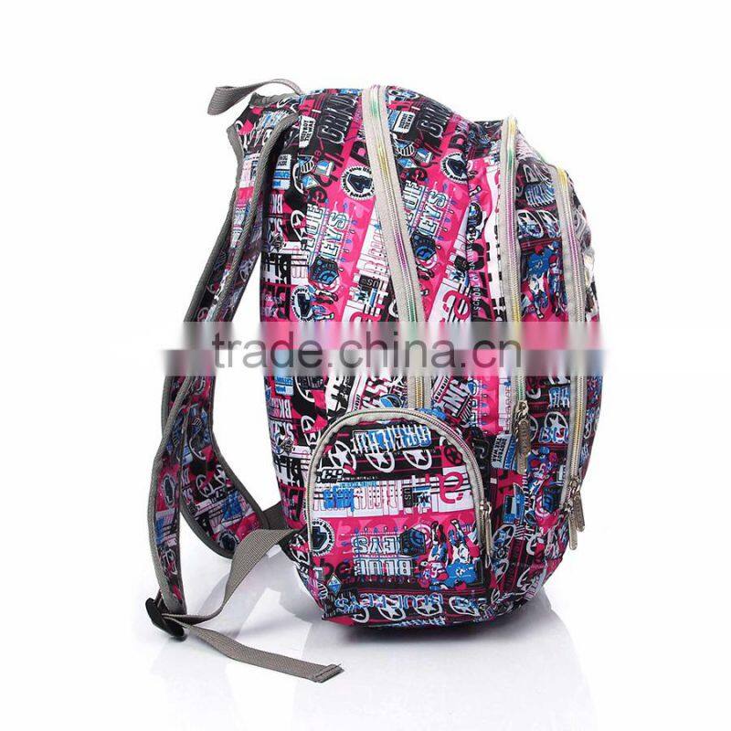 Leisure Travel Nylon Backpacks School Bags Wholesale Bags