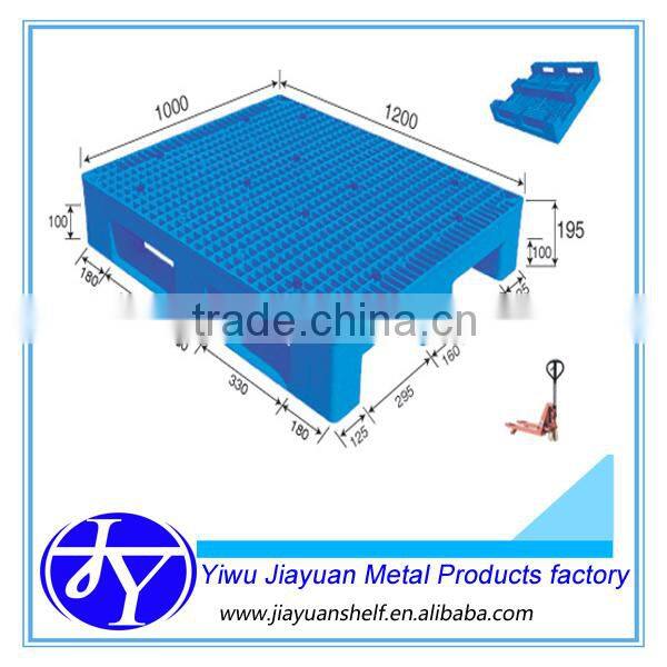 Plastic,HDPE Material and Euro Pallet Type flat top plastic pallets