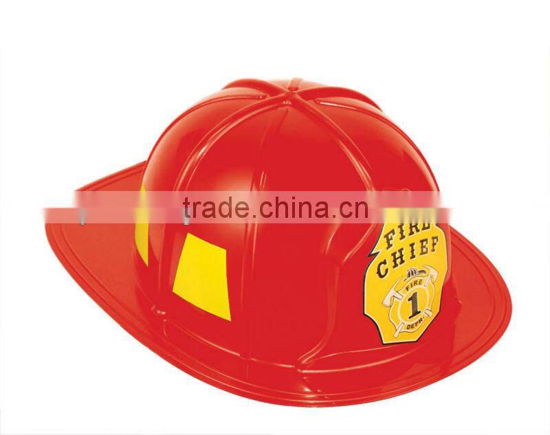 Plastic helmet Fire helmet with light for children for party or roleplay party