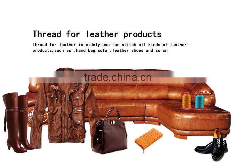 High Tenacity polyester continuous filament sewing thread