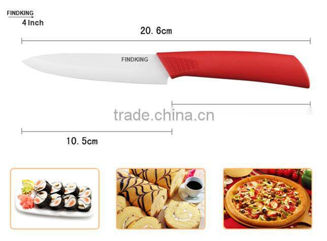 Beauty Gifts Zirconia kitchen knife set Ceramic fruit Knife Set 3" 4" 5" 6" inch+ Peeler+Covers