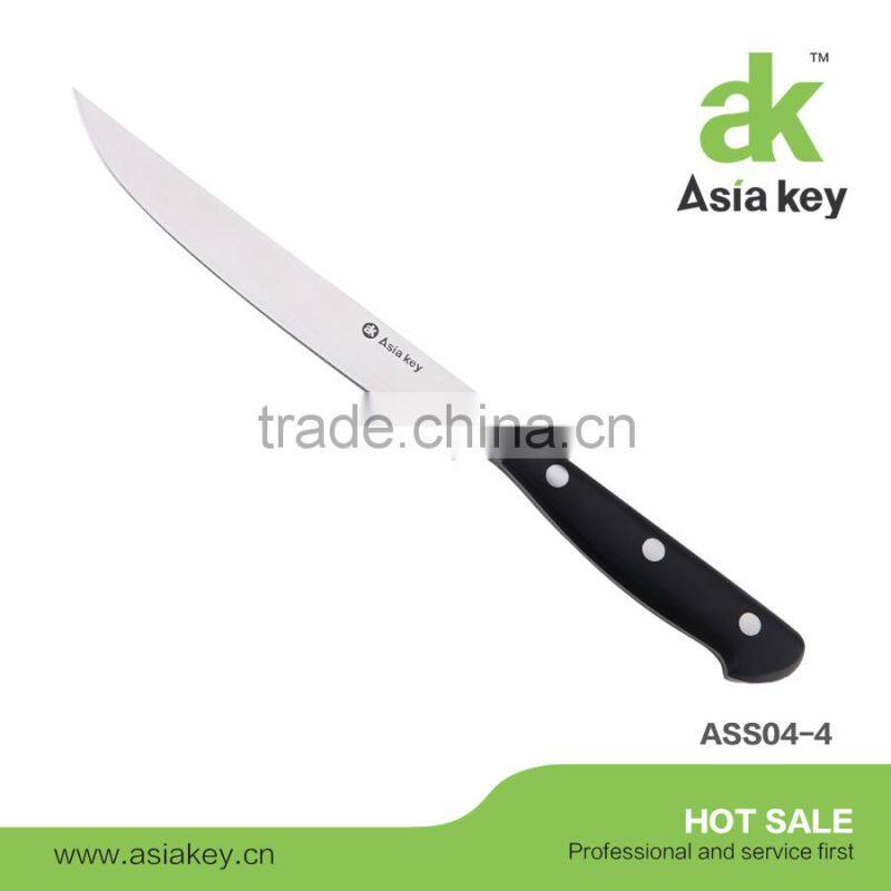 Advanced Stainless Steel Kitchen Knife,Black Handle,3cr14 blade