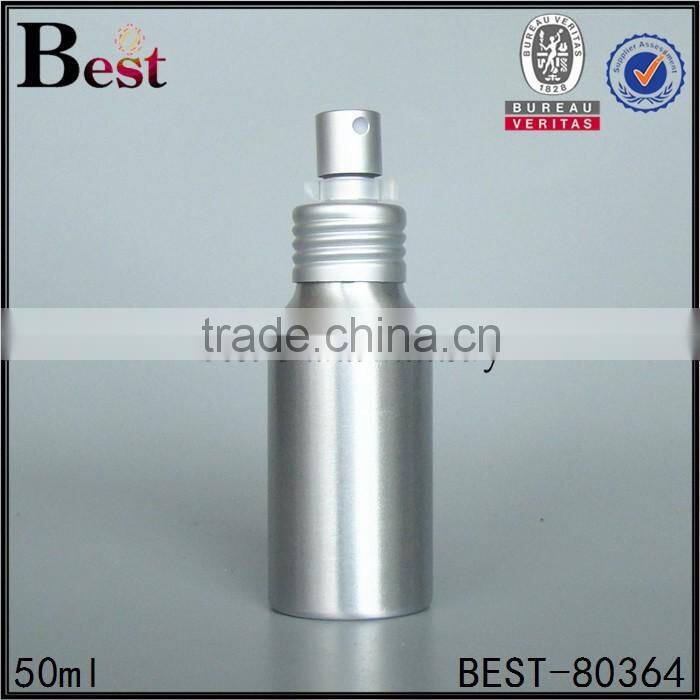 50ml Metal Material Cylinder Cosmetic Pump Spray Bottle