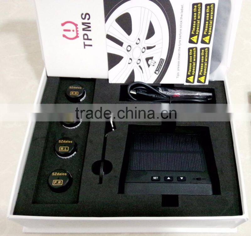 Hot Selling Solar Charging Tire Pressure Monitoring System Solar Power TPMS