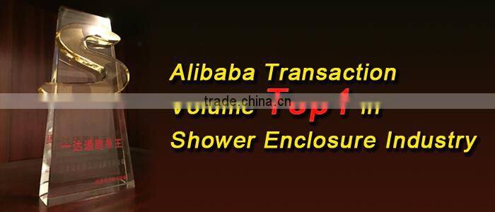 Galss shelf brass hinge SUS handle shower bath screen EX-233-2