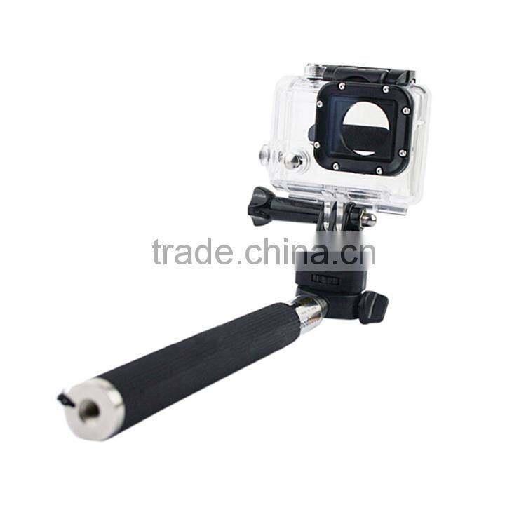 for Gopro Monopole for Gopro, with adapter for GoPro Hero3+/3/2/1, Black, Blue, Pink GP55