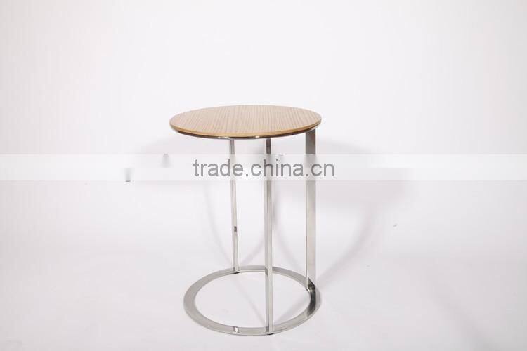 Unique design cheap hot sale end table small metal frame