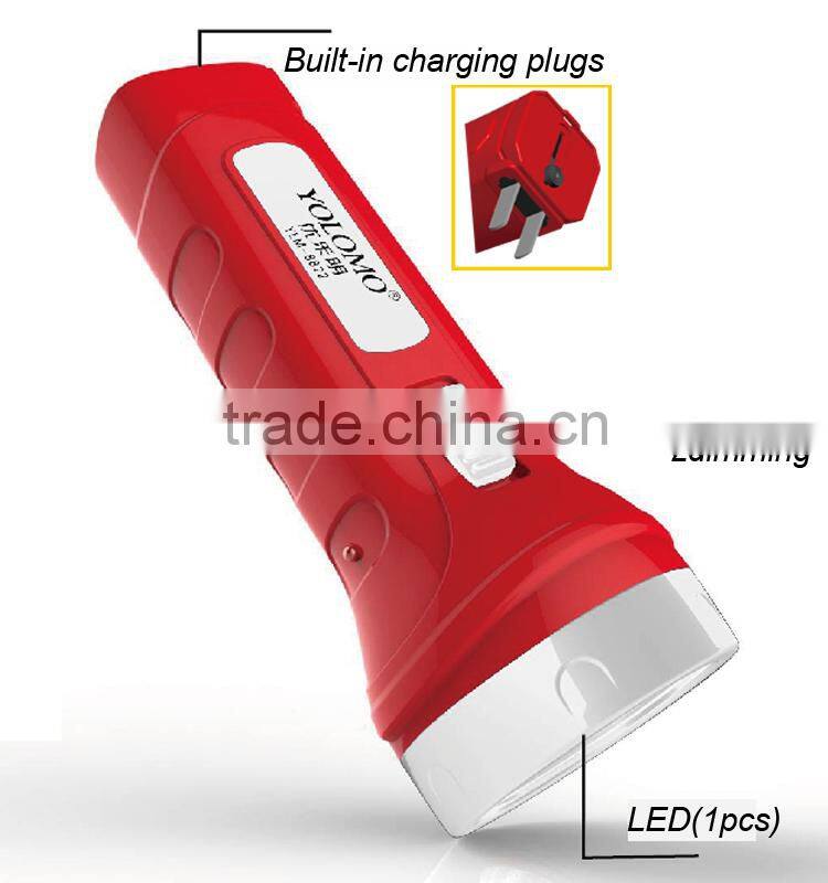 YOLOMO newest 700mAh rechargeable led torch