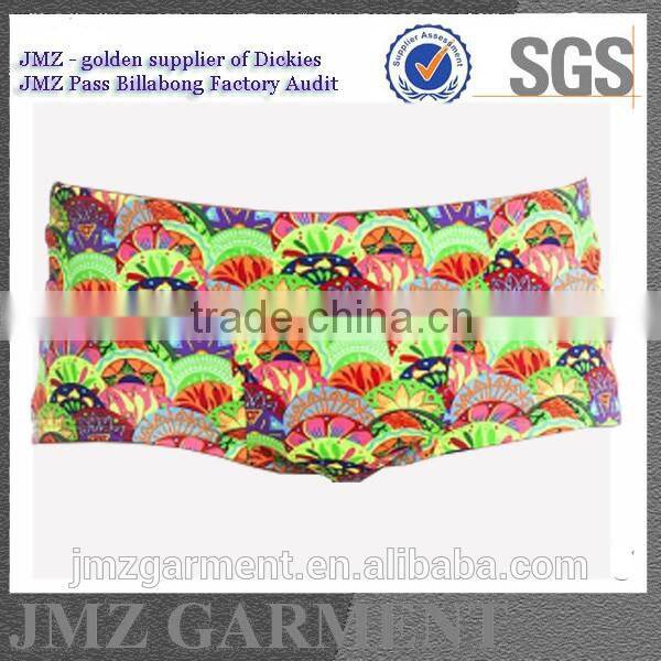 wholesale print boxer shorts swimwear for men polyester spandex oem