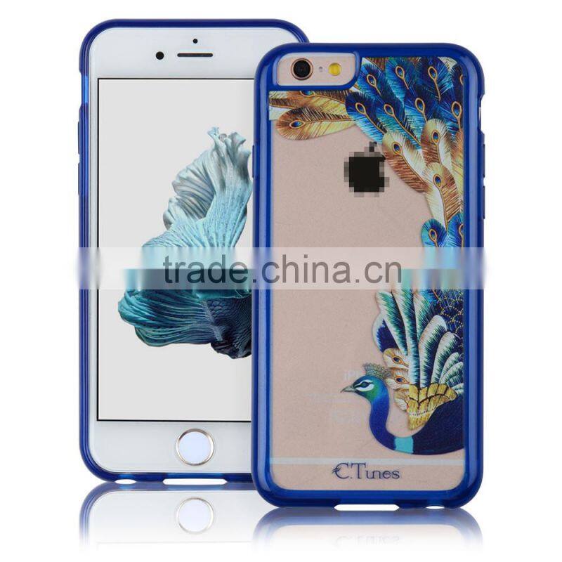 C&T Hybrid Case One Piece TPU Bumper +Hard PC Back Cover Protective Case for iPhone 6s/iPhone 6