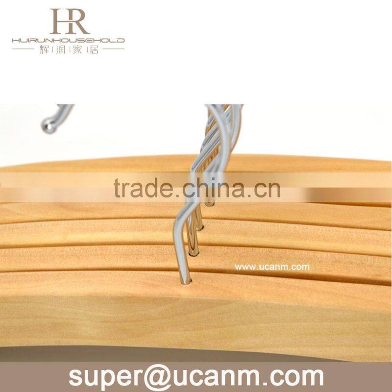 HRW-CC00N lotus wood shirt hanger