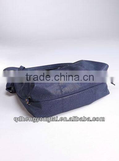 2016 Hot sale brand blue tote leather bag women for lady