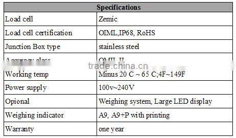 SCS-80T weighbridge with OIML for industrial weighing