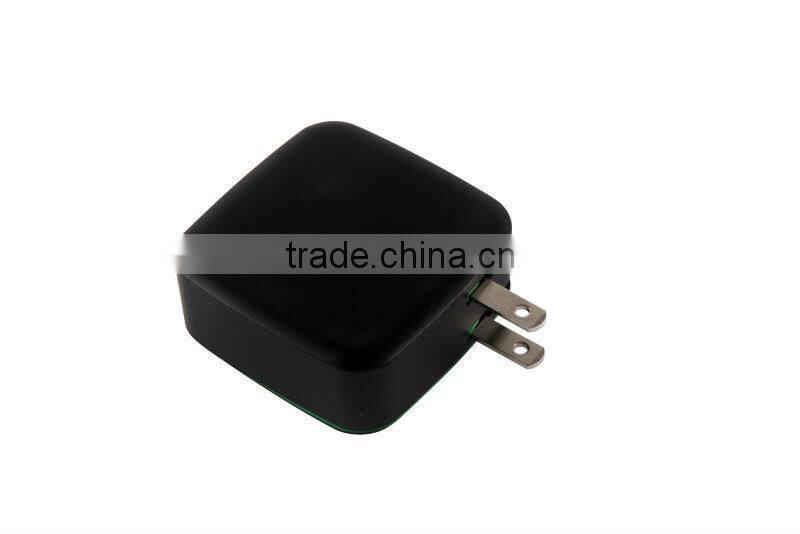 Fully Protected PSE/CB Certificated Dual 2.4A Output Fast Charging Vertical Smart Portable USB Wall Chargers