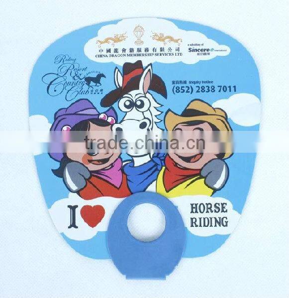 plastic fan (handle fan, hand fan)