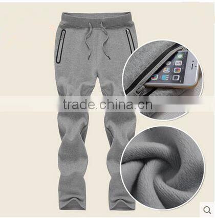 Custom mens fleece pants sport winter clothes xxxxxxx