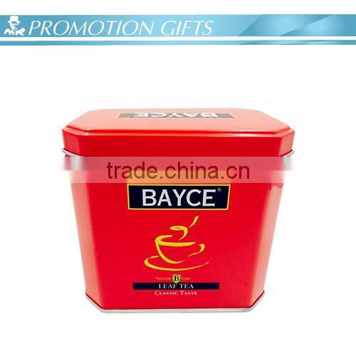 Chinese small eco-friendly square tin tea box