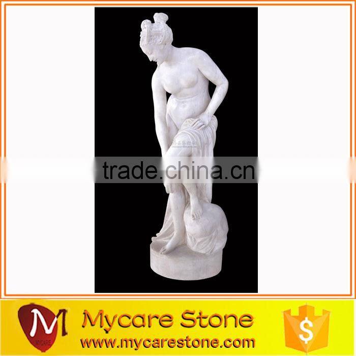 Chinese marble ancient figure, stone statue on sale