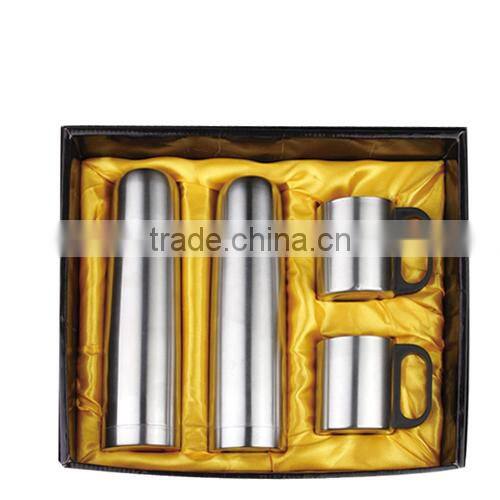 Promotional custom thermos mug gift set