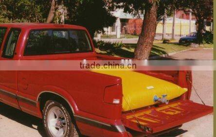collapsible ecomomic anti-uv water bladder in pickup truck
