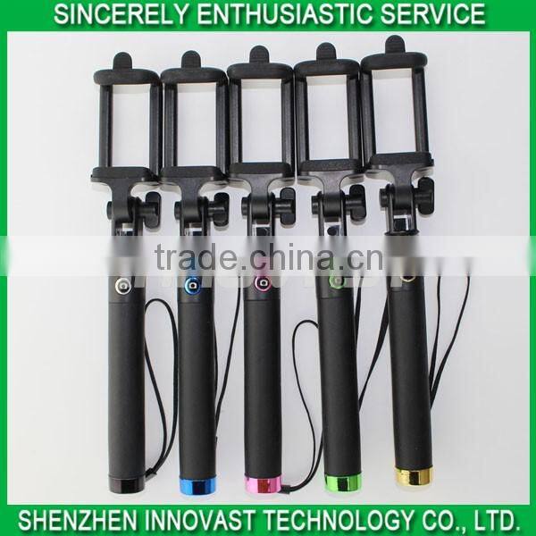 Portable Built-in Bluetooth Selfie Stick,Foldable Selfie Monopod,Wireless Remote