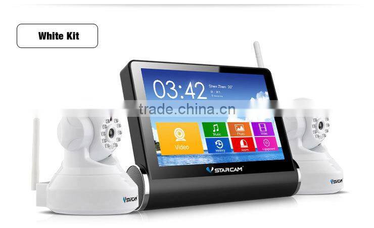 7inch touch screen HD Wifi NVS Hot New Products Real time record 7 inches touch screen home security alarm camera system