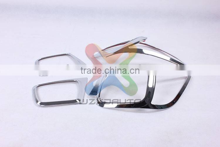 SET CHROME REAR TAIL LIGHT LAMP COVER TAIL LAMP COVER FOR CHEVROLET MALIBU 2013-2014