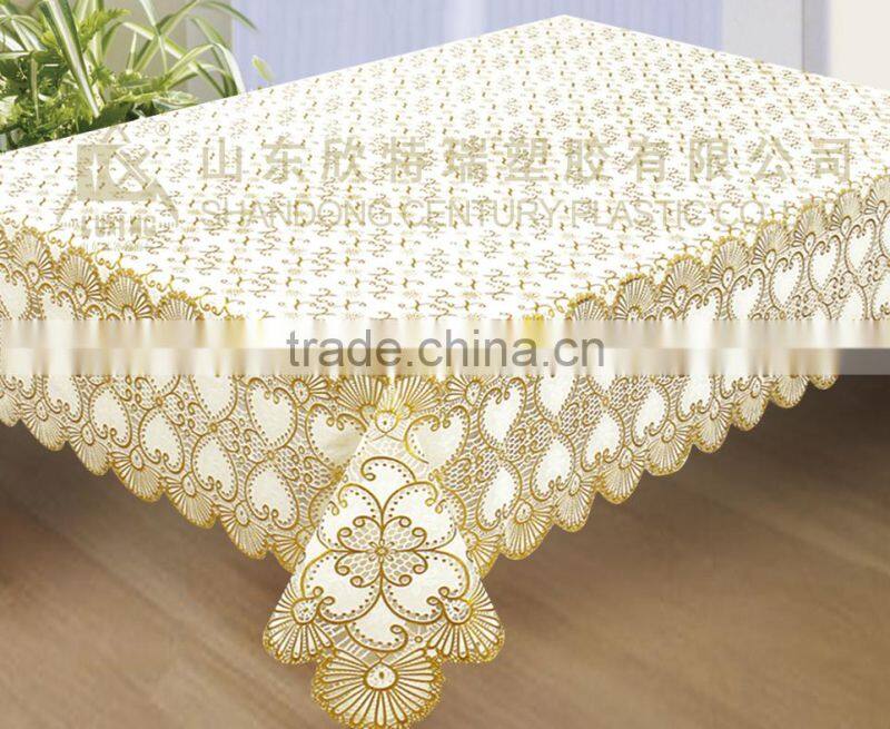GOLDEN PVC TABLECLOTH-ZT-399A 137X182CM