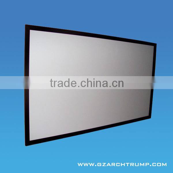 150" Matte White Automatic Projection Screen with Remote Control