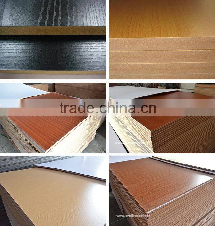 Profitimber Factory Direct Wholesale Wood Grain Melamine MDF Board