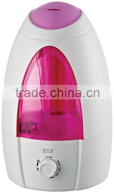 Built-in lamp ultrasonic humidifier