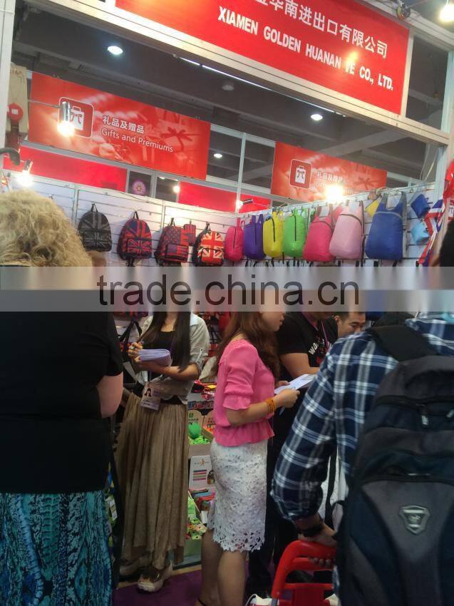 fashionable canvas backpack, good quality school bag on sale