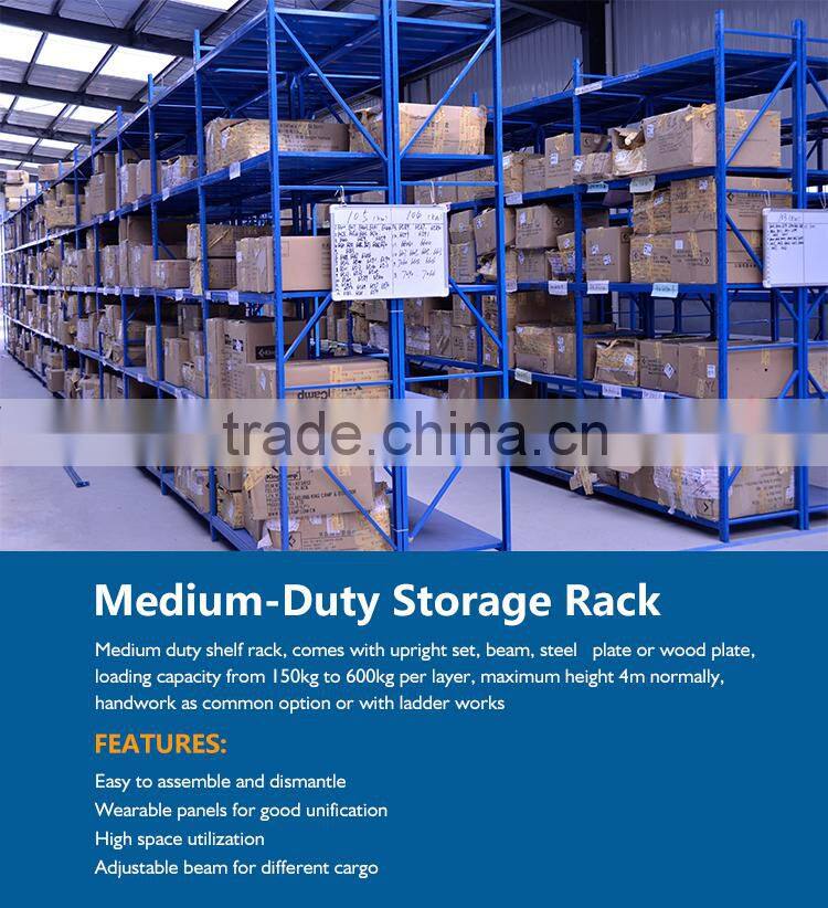 Adjustable steel shelving storage rack shelves & shelving rack