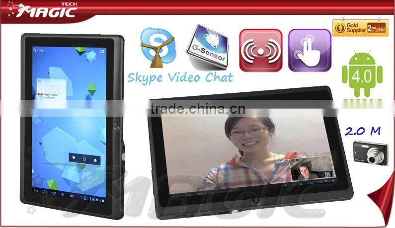 7inch Capacitive Screen Tablet PC Support Skype Video Chat