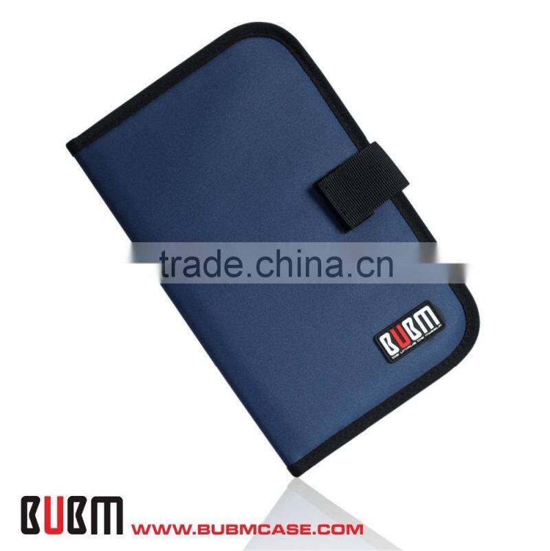 Fashion Dark Blue BUBM Slim 32 Capacity CD Case CD Box DVD Case CD Storage Car Disc Case