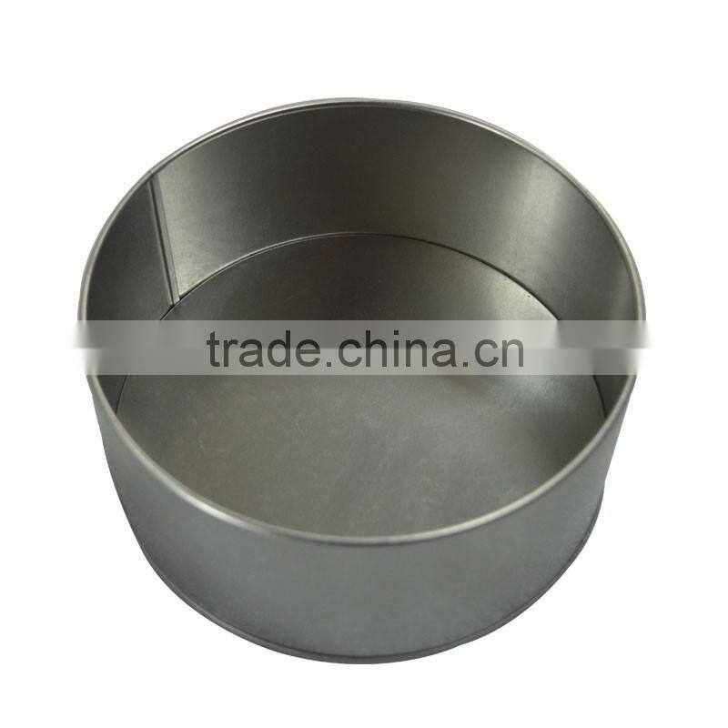 mini round candy tin box/small round food tin box