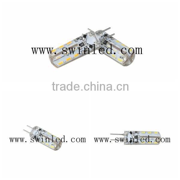 DC12V G4 silicon glue 1.5W 3014 chips led bulb
