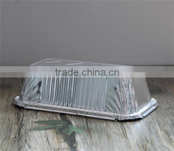 Food Grade Aluminum Baking Pans Rectangle For Meat Loaf