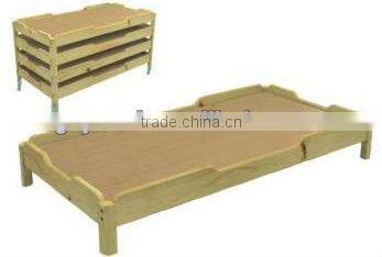 Wooden children bed