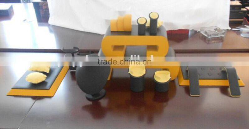 Luxury and custom wooden jewelry display